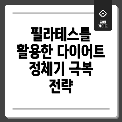필라테스를 활용한 다이어트 정체기 극복 전략