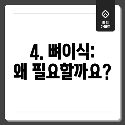 4. 뼈이식: 왜 필요할까요?